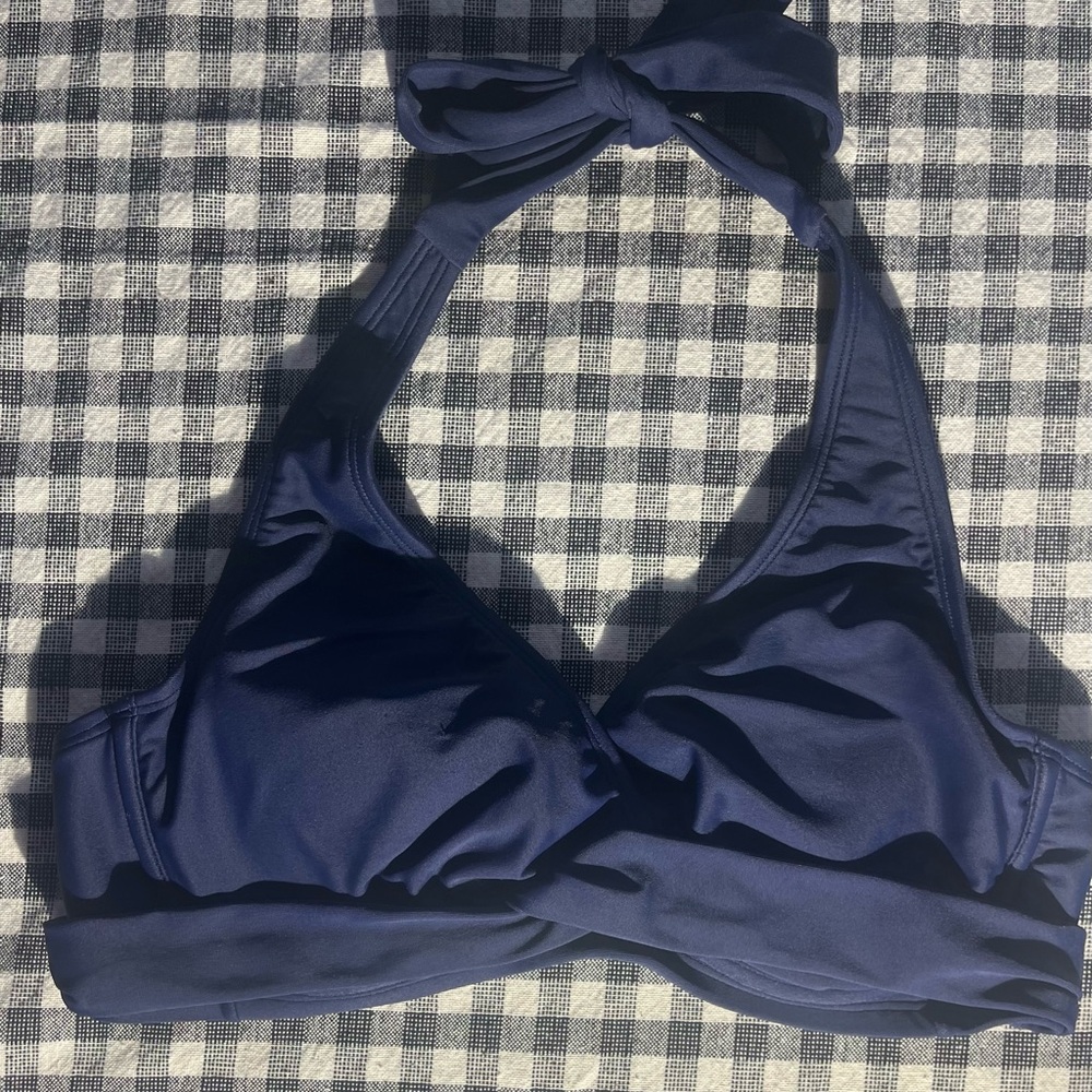 Athleta Deep Blue Bikini Top